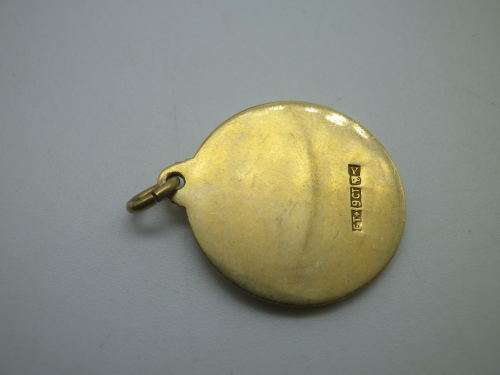 Vintage Hallmarked 9ct Yellow Gold St CHRISTOPHER