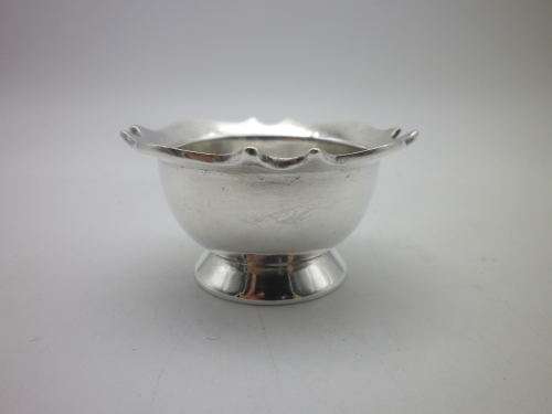 Hallmarked Sterling Silver Ring Bowl Birmingham 1909 33grms