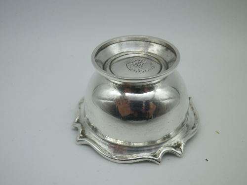 Hallmarked Sterling Silver Ring Bowl Birmingham 1909 33grms