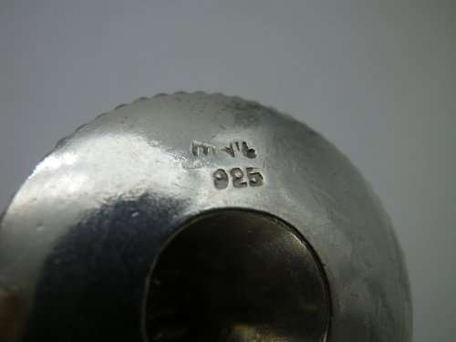 Sterling Silver Mexican Sombrero hat pendant  6grms 3cm x approx 3.8cm (with bale)