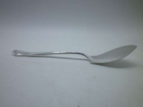 Antique Silver Plated Jam Spoon,  Pat `17 Yourex Associated Silver Co.15cm long
