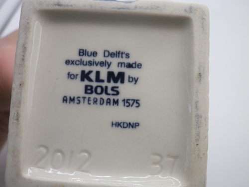 BOLS KLM Miniature Blue Delft`s Porcelain House #37. Sealed. Excellent Condition