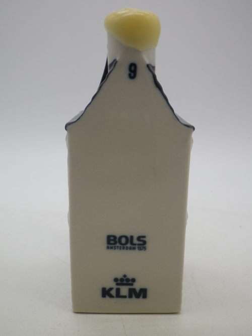 BOLS KLM Miniature Blue Delft`s Porcelain House #.9 Sealed. Excellent Condition