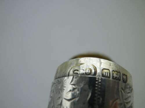 Antique Hallmarked Silver Gilt Chatelaine Cheroot Case London 1907 Oppenheimer, Sekel andCo 7cm13g