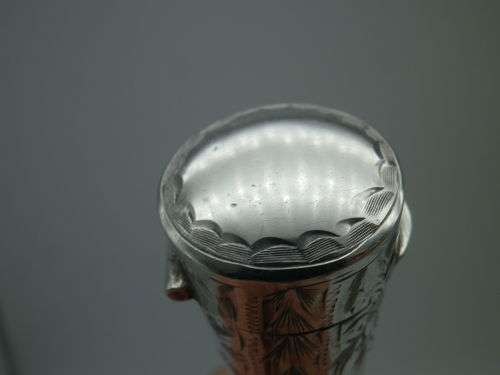 Antique Hallmarked Silver Gilt Chatelaine Cheroot Case London 1907 Oppenheimer, Sekel andCo 7cm13g