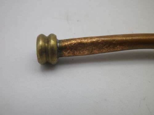 Vintage BOSSUNS BRASS & COPPER WHISTLE.with chain Excellent Condition- Works