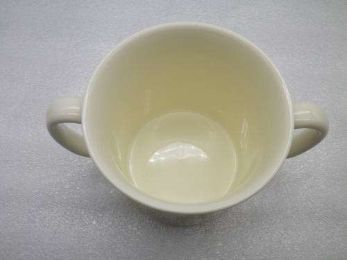 Royal Doulton BUNNYKINS Double Handled Mug. Bunnies GATHERING HAY theme