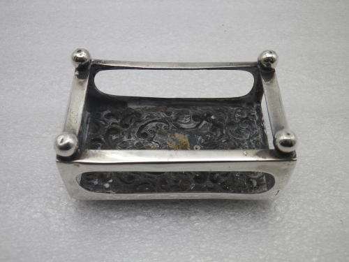 GORGEOUS Hallmarked Silver Matchbox holder..Birmingham 1901 Henry Matthews 23g 6.3x4x2.5cm
