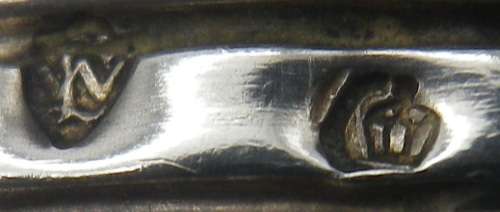 Art Nouveau German Silver Handle (800 purity) Cake Lifter. Boxed 29cm