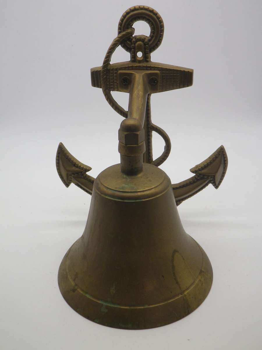 Heavy Cast Brass Nautical Theme wall mounted Bell