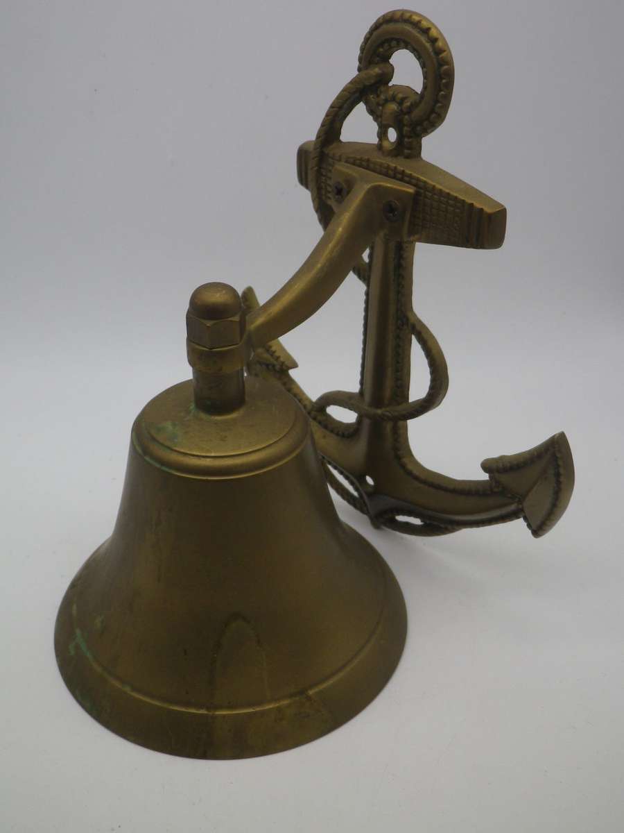 Heavy Cast Brass Nautical Theme wall mounted Bell