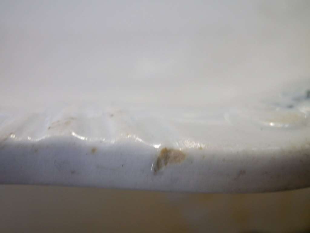 Antique WH Grindley & Co England `Unique` Flow Blue Semi Porcelain Serving platter. RARE!!