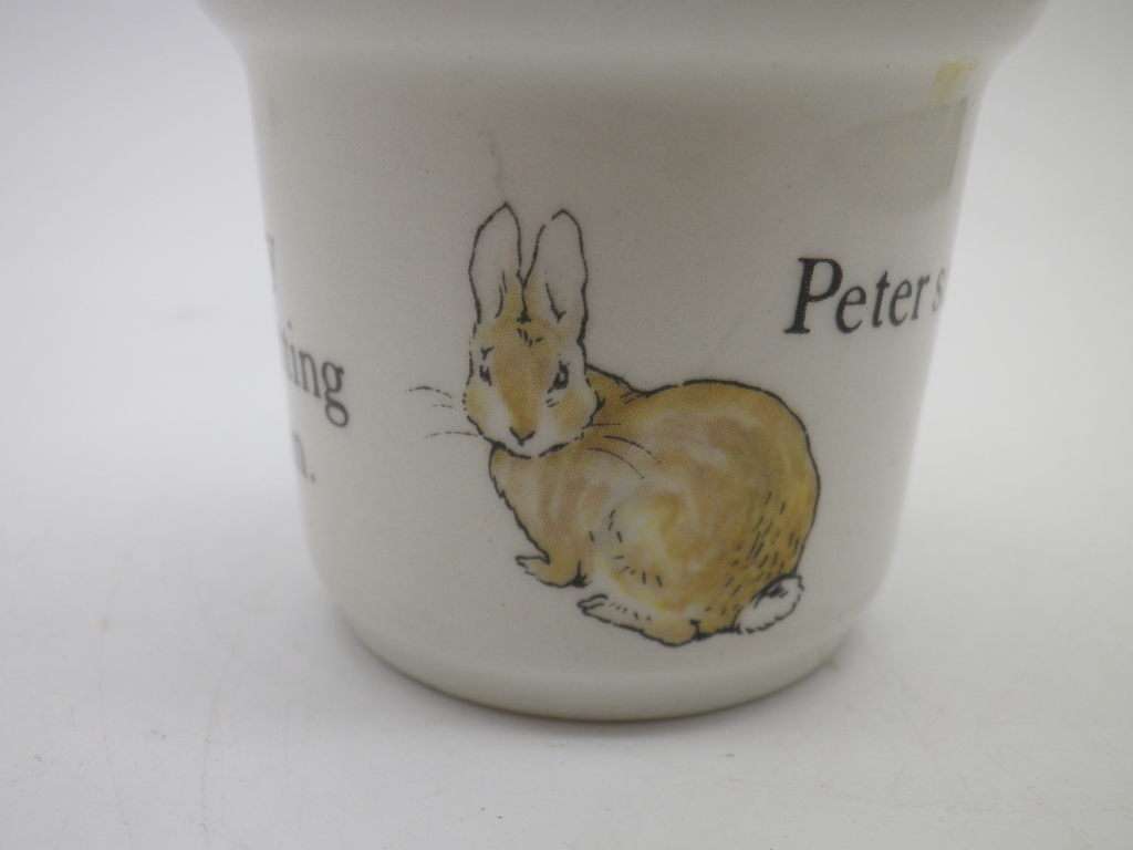 PETER RABBIT EGG CUP Wedgwood,  ETRURIA and BARLASTON