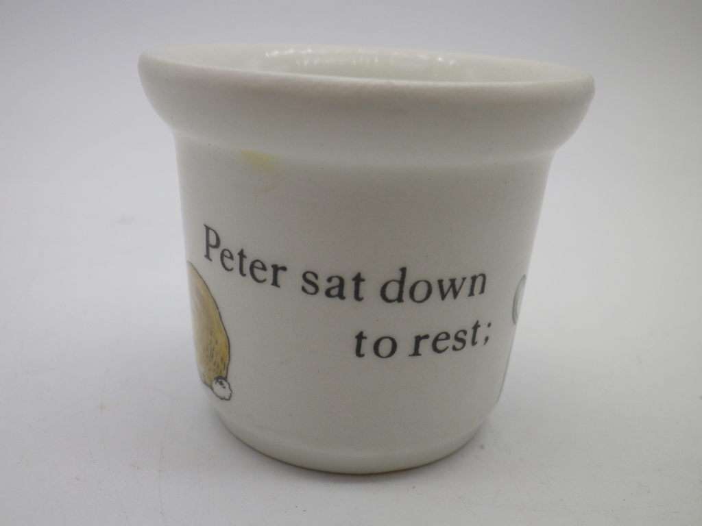PETER RABBIT EGG CUP Wedgwood,  ETRURIA and BARLASTON