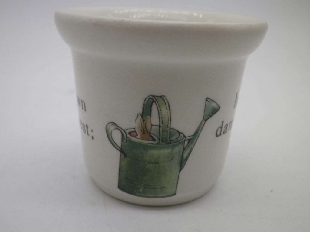 PETER RABBIT EGG CUP Wedgwood,  ETRURIA and BARLASTON