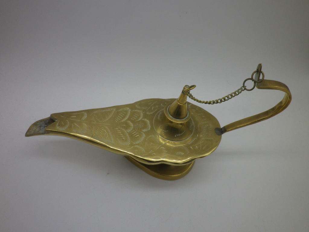 Large Brass ALADIN GENIE LAMP.