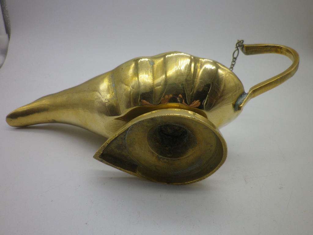 Large Brass ALADIN GENIE LAMP.