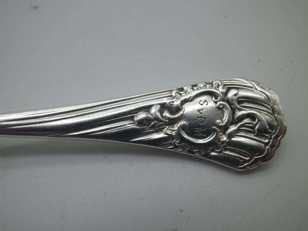 Antique Hallmarked Silver teaspoon. Sheffield 1897 James Dixon and sons 12cm 17g