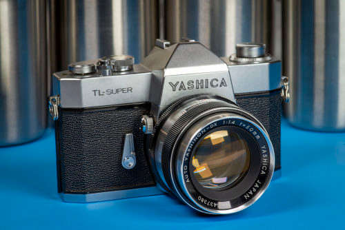 Vintage Camera - Yashica TL Super with 200mm tokina lens