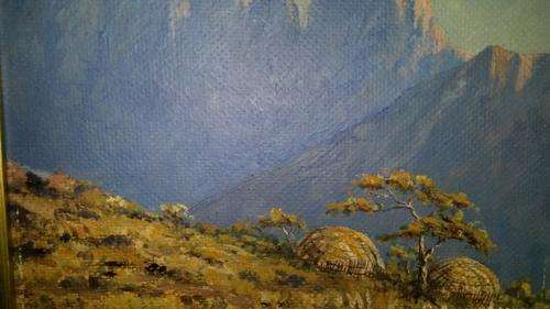 Ampenberger, Stefan (1908 -Â 1983) Original Oil on Board