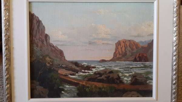 Giovanni Fasciotti (1883-1961) Original oil on board.