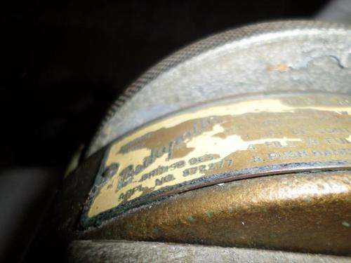 VINTAGE KITCHEN BUTAPATTA  BUTTER PATTING MACHINE BRITISH DES APPL 872277 (NOT TESTED)