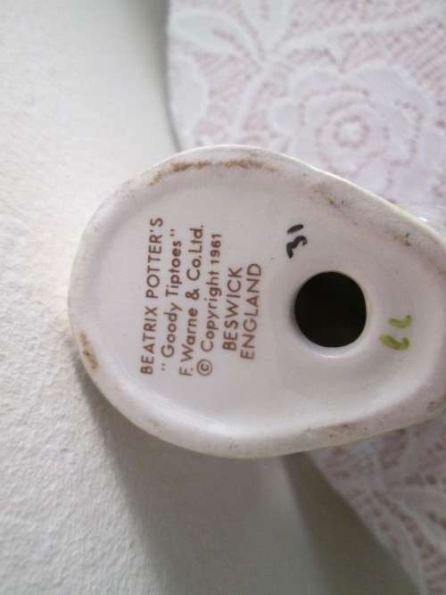 BEATRIX POTTER "GOODY TIPTOES"  BESWICK
