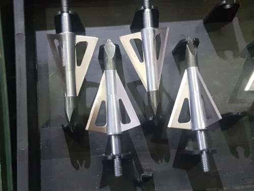 Broadhead tackle box, Filled with goodies.