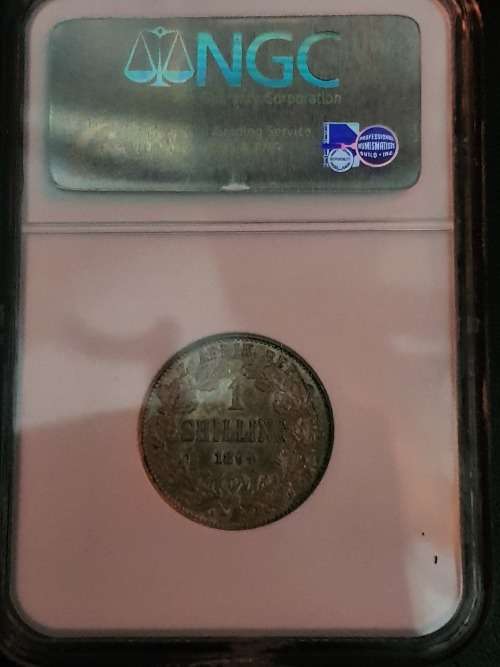 1894 ZAR 1 Shilling AU55