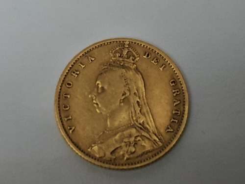 Queen Victorian half sovereign 1887
