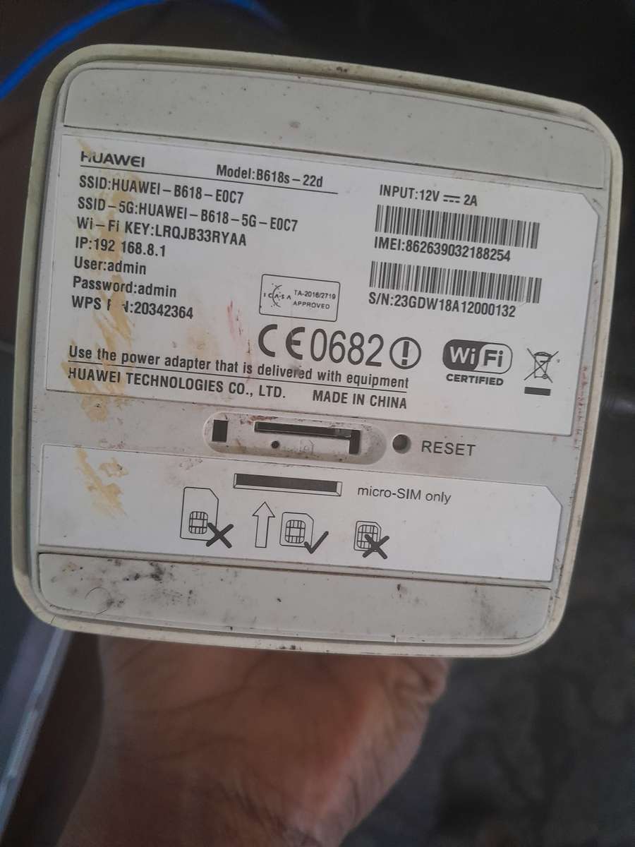 HUAWEI B618-E0C7 ROUTER