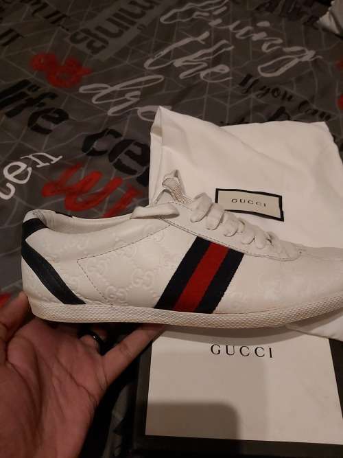 Gucci Guccissima lace-up sneaker (Size 6)