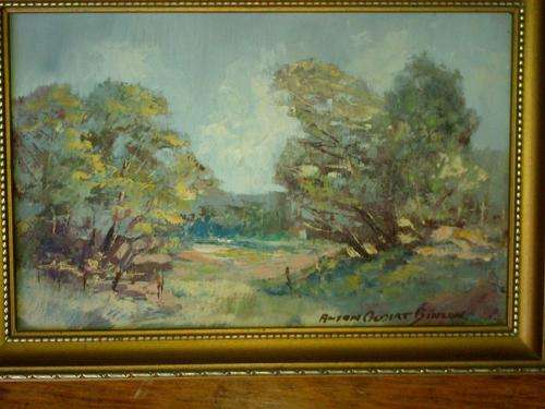 BEAUTIFUL ANTON BENZON OIL ON BOARD!