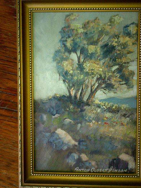 BEAUTIFUL ANTON BENZON OIL ON BOARD!