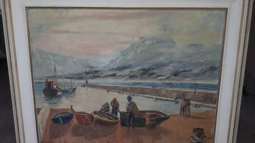 Adelio Zagni Zeelie oil painting