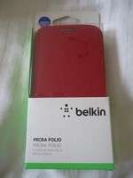 BELKIN MICRA FOLIO GALAXY S4 RED PHONE COVER