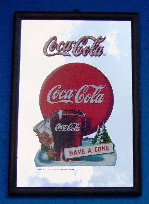 Coca Cola BAR Mirror Have a Coke size 36x24 cm (0T20)