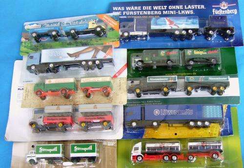 10 new Mini Trucks size 1:87 H0..(17/5))