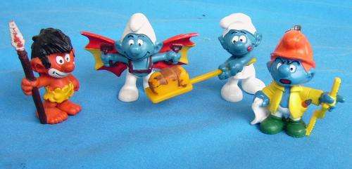 4 different Peyo Smurfs Schleich Bully (22/44)