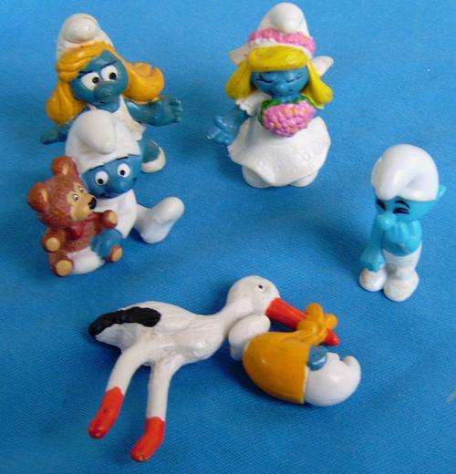 5 different Peyo Smurfs Schleich Bully (22/46)