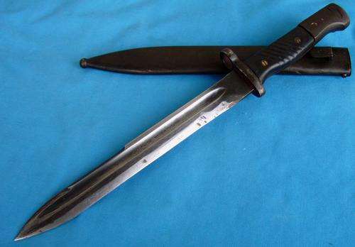 RARE Original Iarael Mauser K98k Bayonet number matching (28/04)