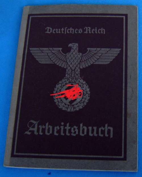 Original German WW II Job Book (2c/14)