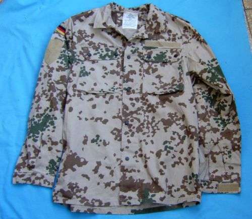 Original German Army Bundeswehr Desert camo Shirt size L (5/22)