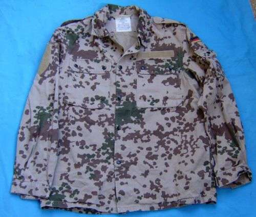 Original German Army Bundeswehr Desert camo Shirt size L (5/21)
