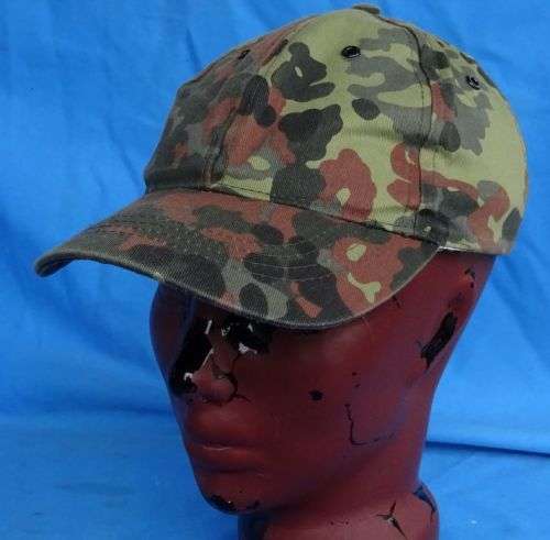 Mil Tec camo Cap Bundeswehr Flecktarn camo size 56 - 60 (8c/15)