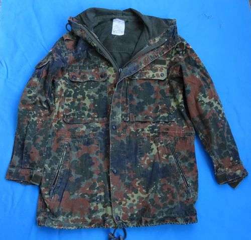 Original German Army Bundeswehr camo Winter Parka size S  (10c/17)