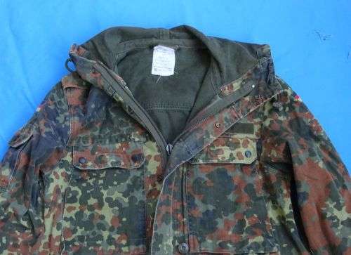 Original German Army Bundeswehr camo Winter Parka size S  (10c/17)
