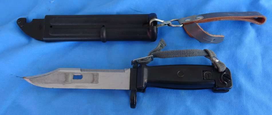 Original East German NVA AK 74  Bayonet number match (14c/12)