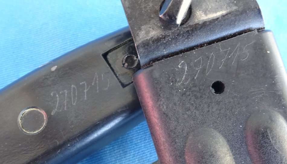 Original East German NVA AK 74  Bayonet number match (14c/12)