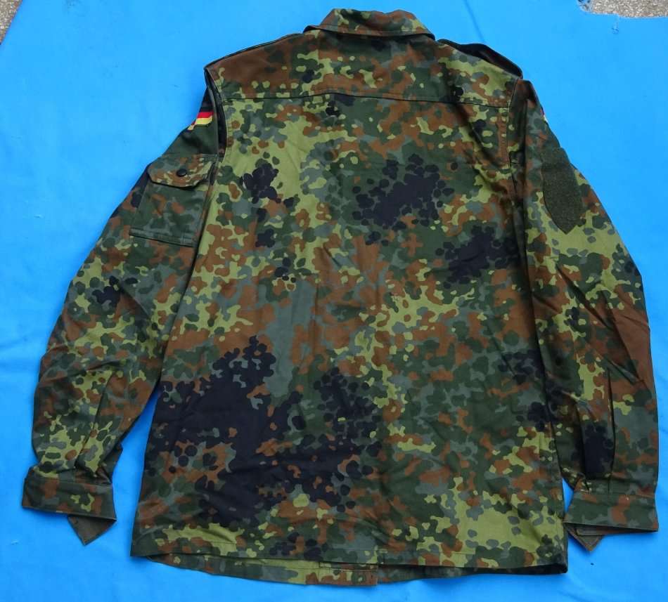Original German Army Bundeswehr camo Shirt size XS  (D1/1)
